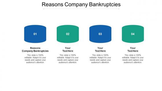 Reasons company bankruptcies ppt powerpoint presentation layouts maker cpb