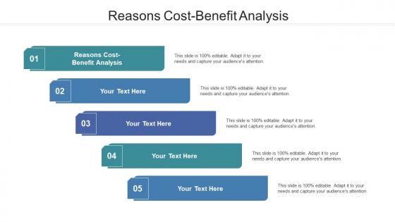 Reasons Cost Benefit Analysis Ppt Powerpoint Presentation Pictures Visuals Cpb