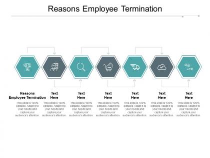 Reasons employee termination ppt powerpoint presentation layouts guidelines cpb