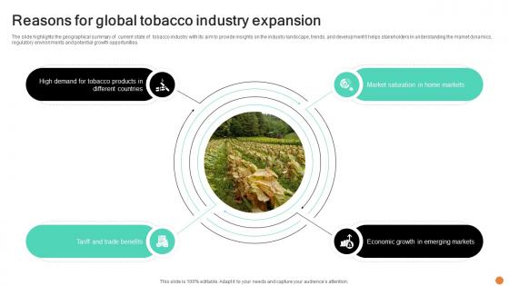 Reasons For Global Tobacco Smoking Industry Report IR SS V