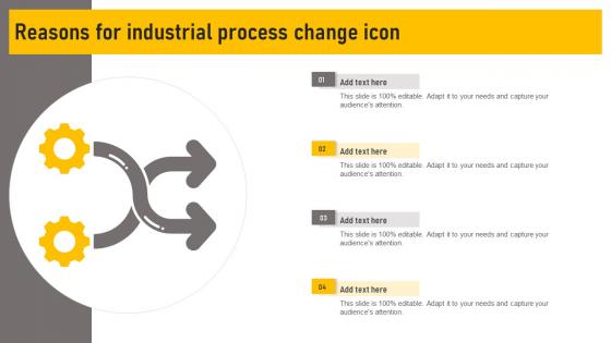 Reasons For Industrial Process Change Icon