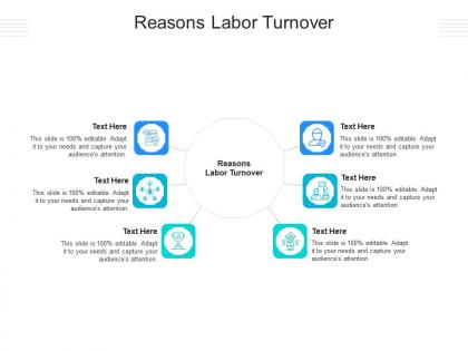 Reasons labor turnover ppt powerpoint presentation gallery aids cpb