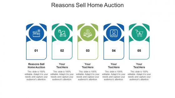 Reasons sell home auction ppt powerpoint presentation outline portfolio cpb