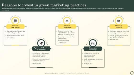 Reasons To Invest In Green Marketing Practices Boosting Brand Image MKT SS V