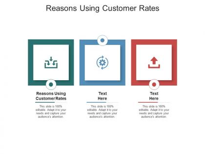 Reasons using customer rates ppt powerpoint presentation gallery show cpb