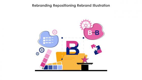 Rebranding Repositioning Rebrand Illustration
