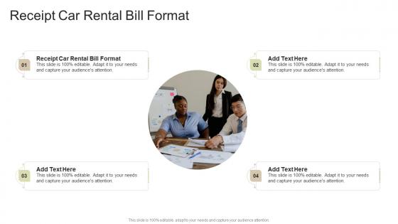 Receipt Car Rental Bill Format In Powerpoint And Google Slides Cpb