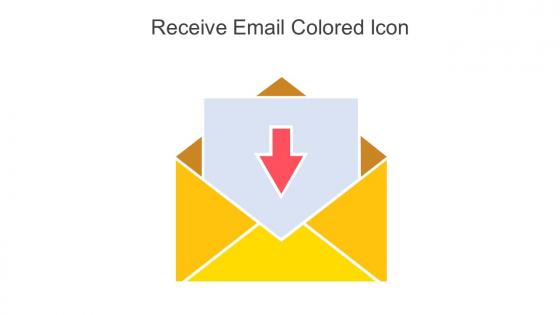 Receive Email Colored Icon In Powerpoint Pptx Png And Editable Eps Format