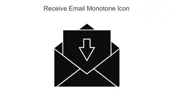 Receive Email Monotone Icon In Powerpoint Pptx Png And Editable Eps Format