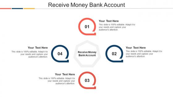 Receive Money Bank Account Ppt Powerpoint Presentation Inspiration Cpb