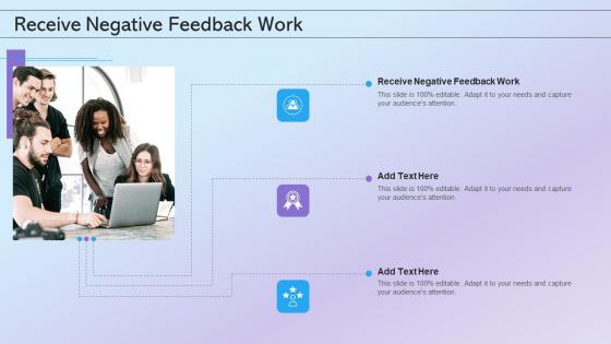 Receive Negative Feedback Work In Powerpoint And Google Slides Cpb