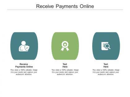 Receive payments online ppt powerpoint presentation ideas styles cpb