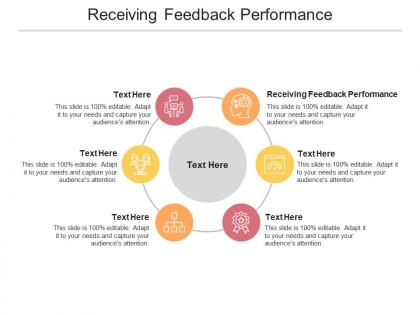 Receiving feedback performance ppt powerpoint presentation model diagrams cpb