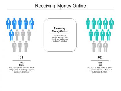 Receiving money online ppt powerpoint presentation icon portfolio cpb