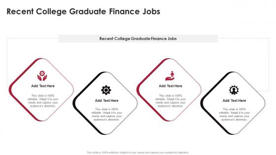 Recent College Graduate Finance Jobs In Powerpoint And Google Slides Cpb