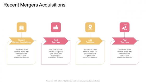 Recent Mergers Acquisition In Powerpoint And Google Slides Cpb