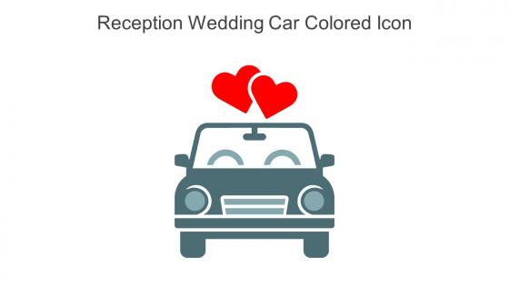 Reception Wedding Car Colored Icon In Powerpoint Pptx Png And Editable Eps Format