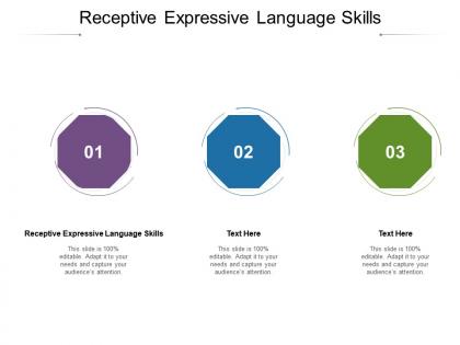 Receptive expressive language skills ppt powerpoint presentation ideas format ideas cpb