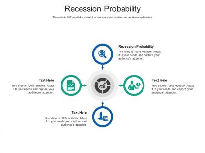 Recession probability ppt powerpoint presentation visual aids files cpb