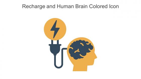 Recharge And Human Brain Colored Icon In Powerpoint Pptx Png And Editable Eps Format