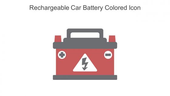 Rechargeable Car Battery Colored Icon In Powerpoint Pptx Png And Editable Eps Format