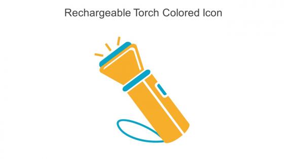 Rechargeable Torch Colored Icon In Powerpoint Pptx Png And Editable Eps Format
