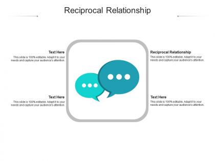 Reciprocal relationship ppt powerpoint presentation model themes cpb