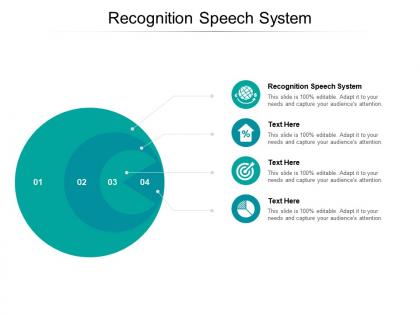 Recognition speech system ppt powerpoint presentation infographic template elements cpb