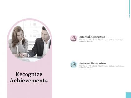 Recognize achievements external ppt powerpoint presentation slides ideas