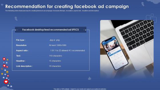 Recommendation For Creating Facebook Ad Campaign