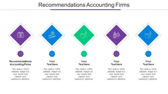 Recommendations Accounting Firms Ppt Powerpoint Presentation Portfolio Designs Download Cpb