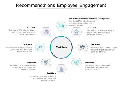 Recommendations employee engagement ppt powerpoint presentation layouts file formats cpb