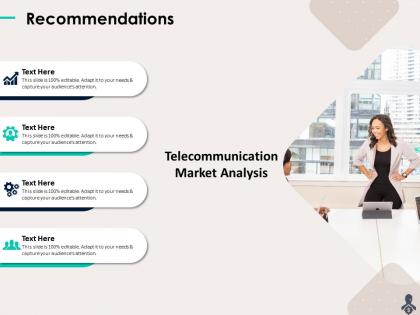 Recommendations need telecommunication market analysis powerpoint presentation sample