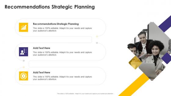 Recommendations Strategic Planning In Powerpoint And Google Slides Cpb