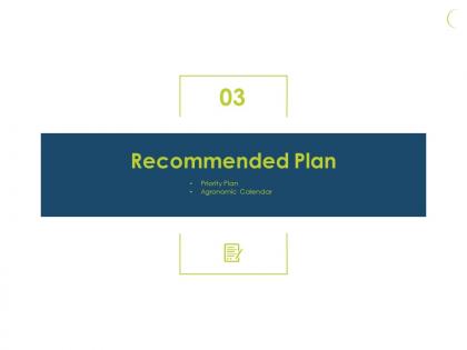 Recommended plan priority plan j46 ppt powerpoint presentation file example topics