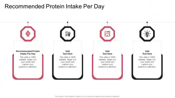 Recommended Protein Intake Per Day In Powerpoint And Google Slides Cpb
