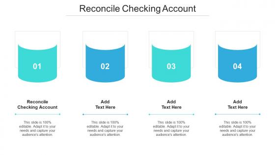 Reconcile Checking Account Ppt Powerpoint Presentation Styles Graphics Cpb