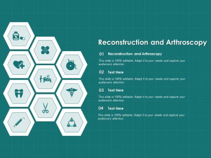 Reconstruction and arthroscopy ppt powerpoint presentation infographics display