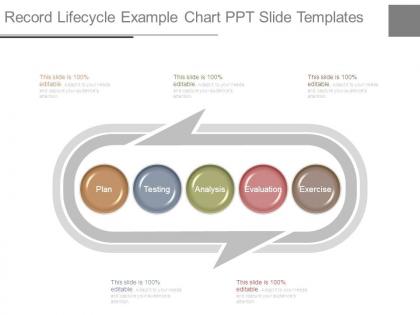 Record lifecycle example chart ppt slide templates