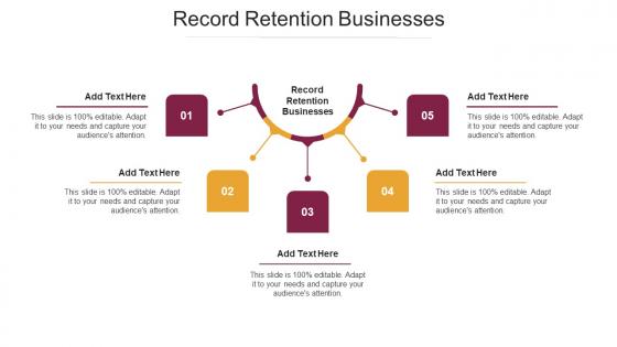 Record Retention Businesses Ppt Powerpoint Presentation Show Graphic Images Cpb