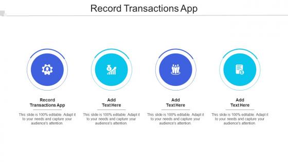 Record Transactions App Ppt Powerpoint Presentation Inspiration Backgrounds Cpb