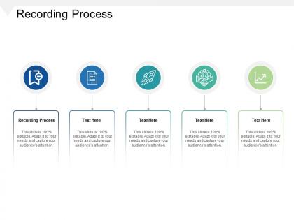 Recording process ppt powerpoint presentation file mockup cpb