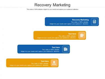Recovery marketing ppt powerpoint presentation icon guidelines cpb