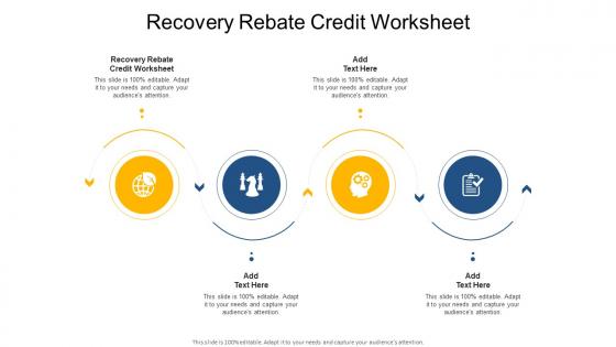 Recovery Rebate Credit Worksheet In Powerpoint And Google Slides Cpb