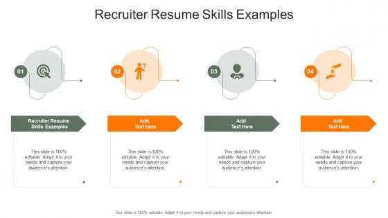 Recruiter Resume Skills Examples In Powerpoint And Google Slides Cpb
