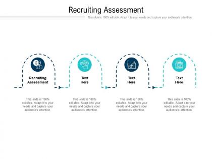 Recruiting assessment ppt powerpoint presentation model picture cpb