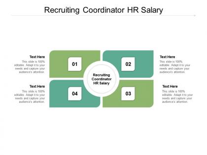 Recruiting coordinator hr salary ppt powerpoint presentation outline tips cpb