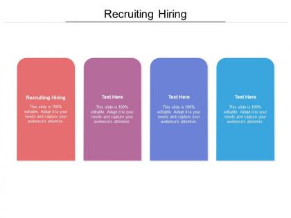 Recruiting hiring ppt powerpoint presentation ideas backgrounds cpb