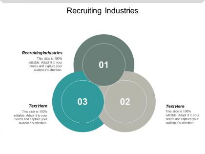 Recruiting industries ppt powerpoint presentation gallery good cpb