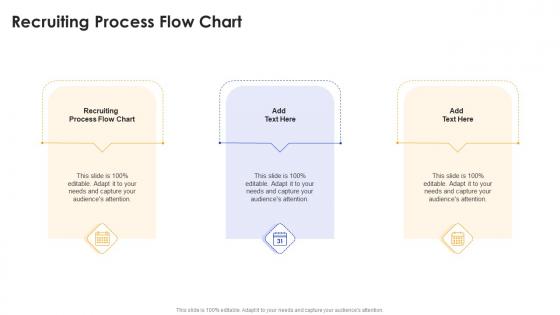 Recruiting Process Flow Chart In Powerpoint And Google Slides Cpb